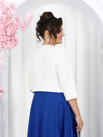 Жакет, платье Ninele 7490 василек - фото 17