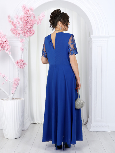 Жакет, платье Ninele 7490 василек - фото 19