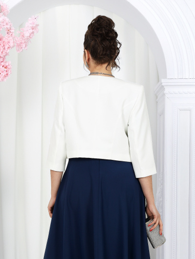 Жакет, платье Ninele 7490 синий - фото 17