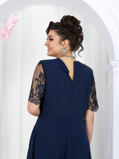 Жакет, платье Ninele 7490 синий - фото 21