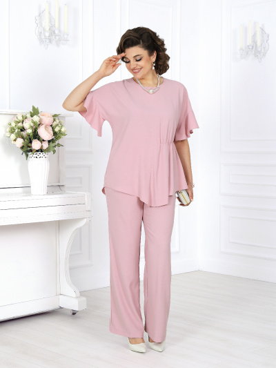 Блуза, брюки Ninele 7493 розовый - фото 7