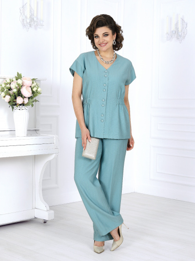 Блуза, брюки Ninele 7494 морской - фото 5