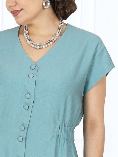 Блуза, брюки Ninele 7494 морской - фото 3