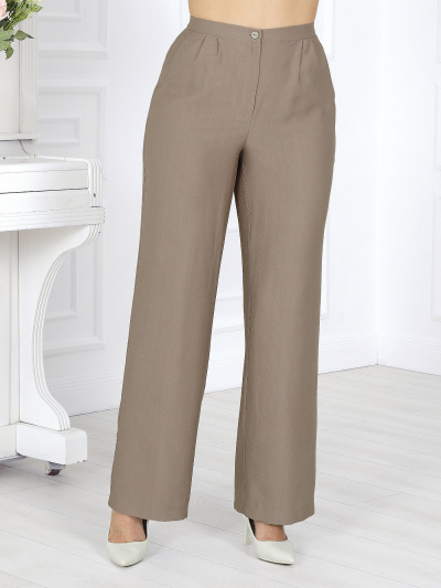 Блуза, брюки Ninele 7494 светло-коричневый - фото 17