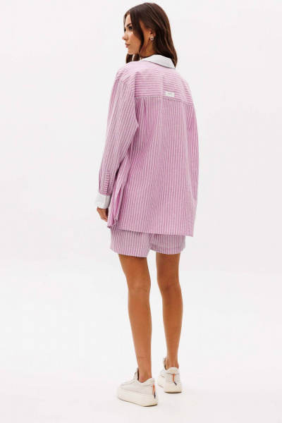 Рубашка, топ, шорты Fantazia Mod 5090 розовый - фото 5