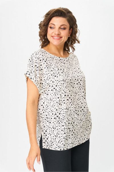 Блуза STEFANY 477 молочный - фото 9