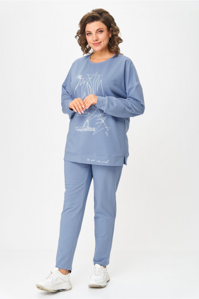 Брюки, свитшот STEFANY 2061-2 синий - фото 3