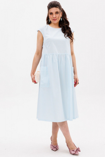 Платье Anelli 1059 облако - фото 13