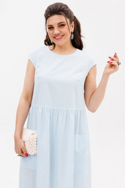 Платье Anelli 1059 облако - фото 9