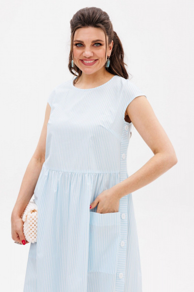 Платье Anelli 1059 облако - фото 5