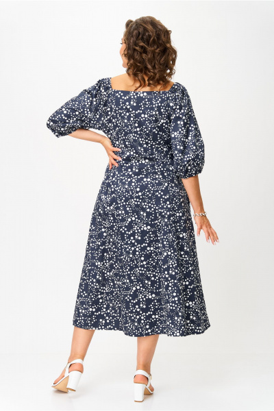 Платье Aira Style 24424 сине-белый - фото 17