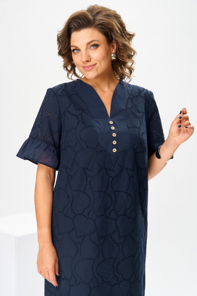 Платье Romanovich Style 1-2802 синий - фото 15