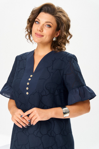 Платье Romanovich Style 1-2802 синий - фото 13