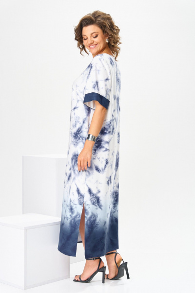 Платье Romanovich Style 1-2808 сине-белый - фото 13