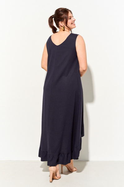 Платье IVA 1813 синий - фото 15