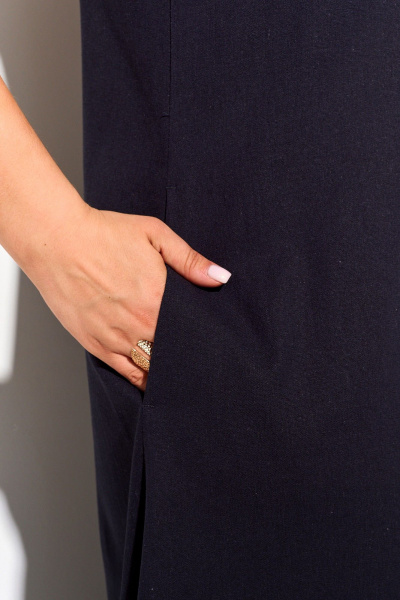 Платье IVA 1813 синий - фото 9