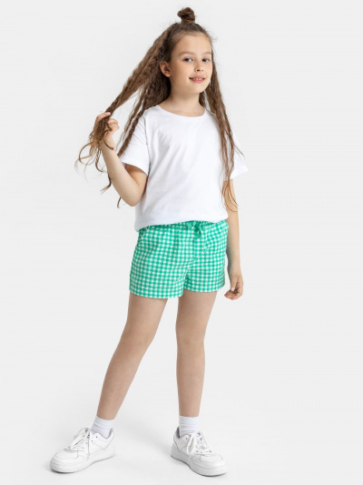 Шорты Mark Formelle 137724/22/22805П-9 зеленая_клетка_виши - фото 1