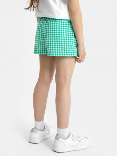 Шорты Mark Formelle 137724/22/22805П-9 зеленая_клетка_виши - фото 3