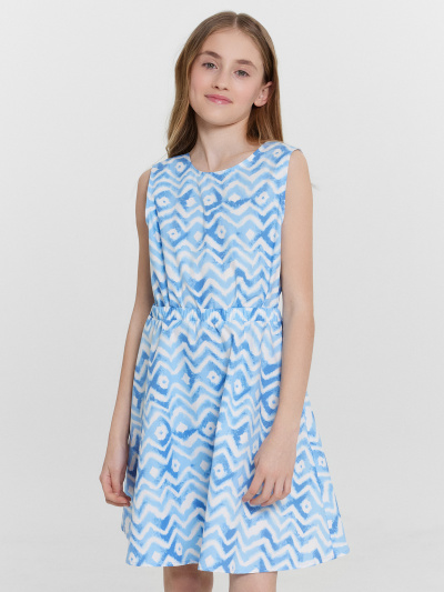 Сарафан Mark Formelle 177743/24-33354П-9 зигзаги_на_белом - фото 3