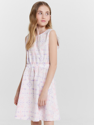 Сарафан Mark Formelle 177743/24-33355П-9 розовые_разводы_на_белом - фото 2