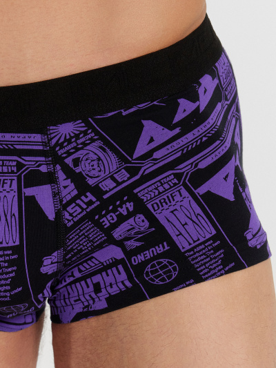 Трусы Mark Formelle 411188-2/25-5144П-5 гонки_на_черном_пурпурно_фиолетовый - фото 3