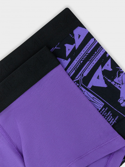 Трусы Mark Formelle 411188-2/25-5144П-5 гонки_на_черном_пурпурно_фиолетовый - фото 6