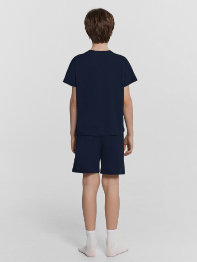 Футболка, шорты Mark Formelle 563322-1/24-32078ПП-0 т.синий_печать_Печать - фото 4