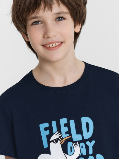 Футболка, шорты Mark Formelle 563322/25-35953ПП-0 неви_печать_1_сл_на_пол - фото 6