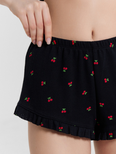 Топ, шорты Mark Formelle 592589/24-31257ПП-1 вишенки_на_черном - фото 7