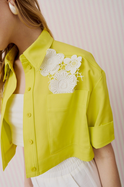 Рубашка Lokka 1671 салатовый - фото 5