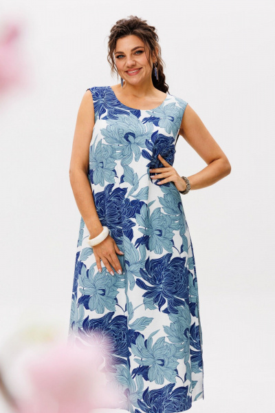 Сарафан Anelli 1519 цветочное_небо - фото 13