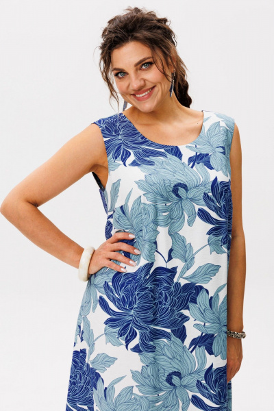 Сарафан Anelli 1519 цветочное_небо - фото 7