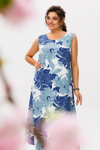 Сарафан Anelli 1519 цветочное_небо - фото 5