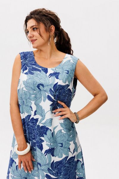 Сарафан Anelli 1519 цветочное_небо - фото 3