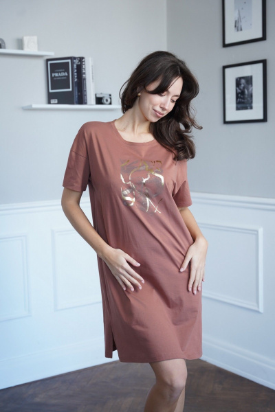 Туника Купалинка 527325.170-176 коричневый - фото 1