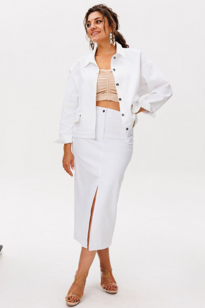 Жакет Anelli 1528.1 облачный_джут - фото 15