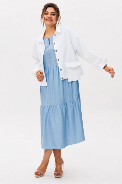 Жакет Anelli 1528.1 облачный_джут - фото 13