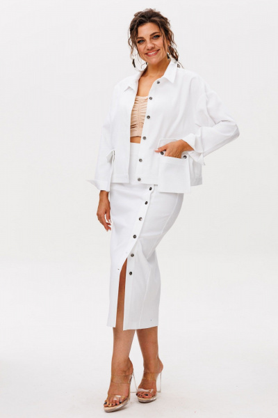 Жакет Anelli 1528.1 облачный_джут - фото 7