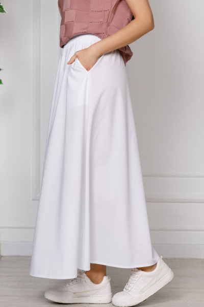 Юбка Romgil РТ0102-ВИ2 белый - фото 5