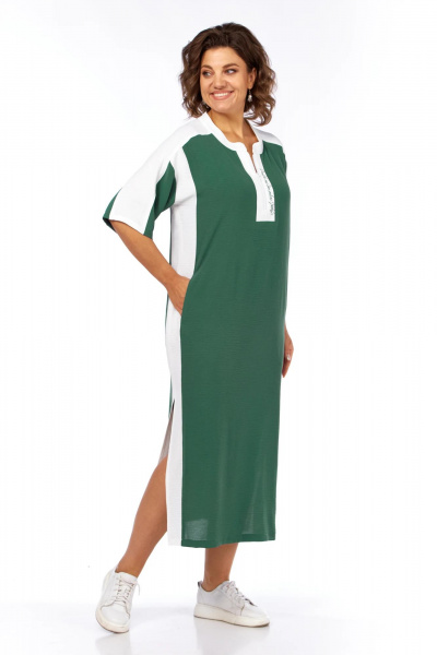 Платье Диомант 2068 зелёный - фото 3