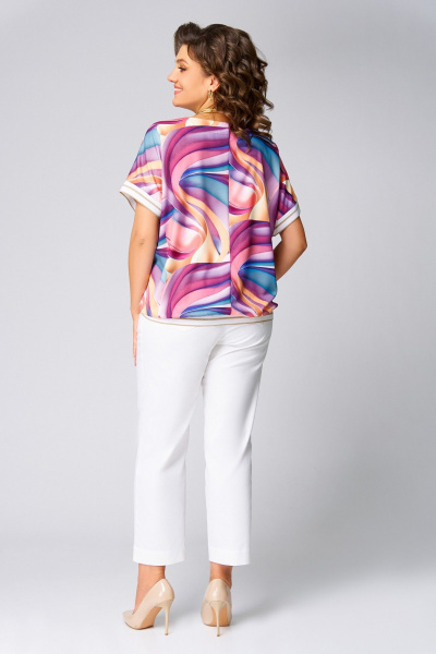 Блуза Swallow 839.4 мультиколор - фото 13