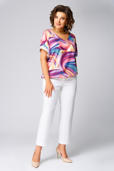 Блуза Swallow 839.4 мультиколор - фото 11