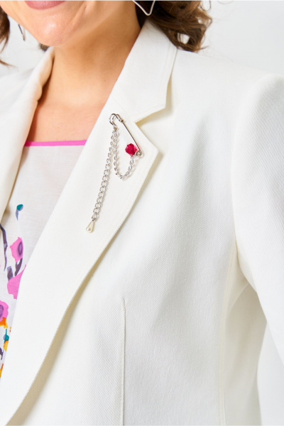 Жакет Andina city 4012-25 белый - фото 15