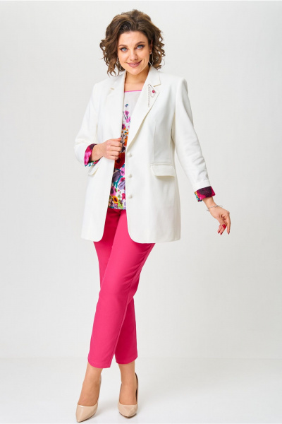 Жакет Andina city 4012-25 белый - фото 13