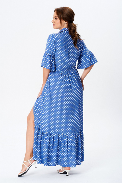 Платье Liona Style 902 светло-синий - фото 2