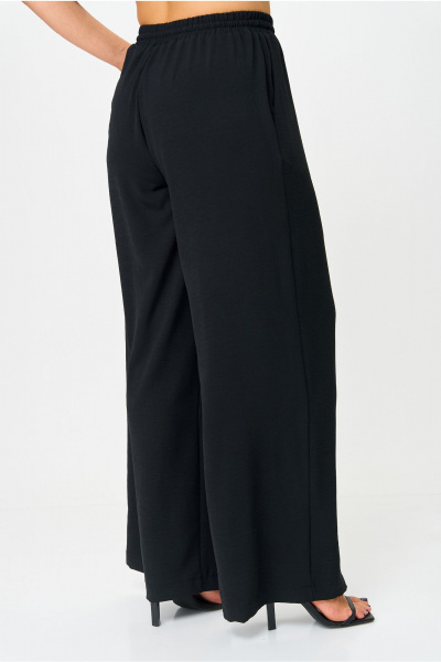 Брюки, жакет Орхидея 1573 черно_белый_горох_черный - фото 7