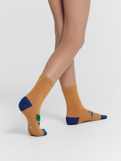 Носки Mark Formelle 430A-2847/B3-243430A кэмел_капучино_св.оливка_рис.2847 - фото 2