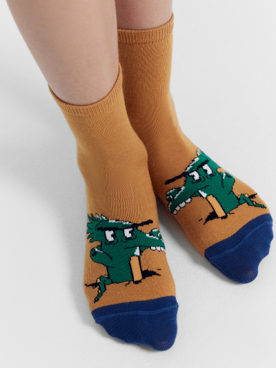 Носки Mark Formelle 430A-2847/B3-243430A кэмел_капучино_св.оливка_рис.2847 - фото 3