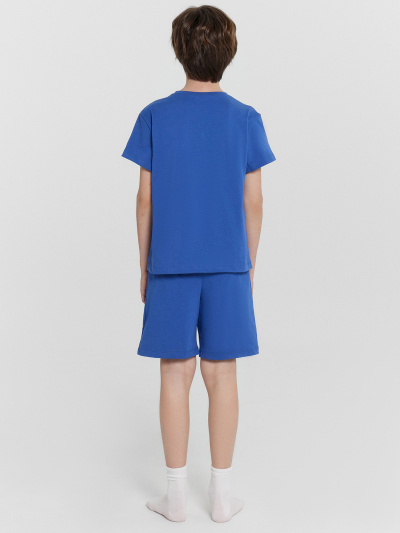 Футболка, шорты Mark Formelle 563322-1/24-32077ПП-0 синий_печать_Печать - фото 3