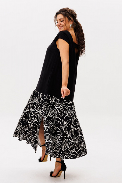 Платье Anelli 53 зефир_в_шоколаде - фото 8